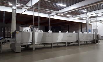 Cryogenic tunnel freezer from DSI Dantech