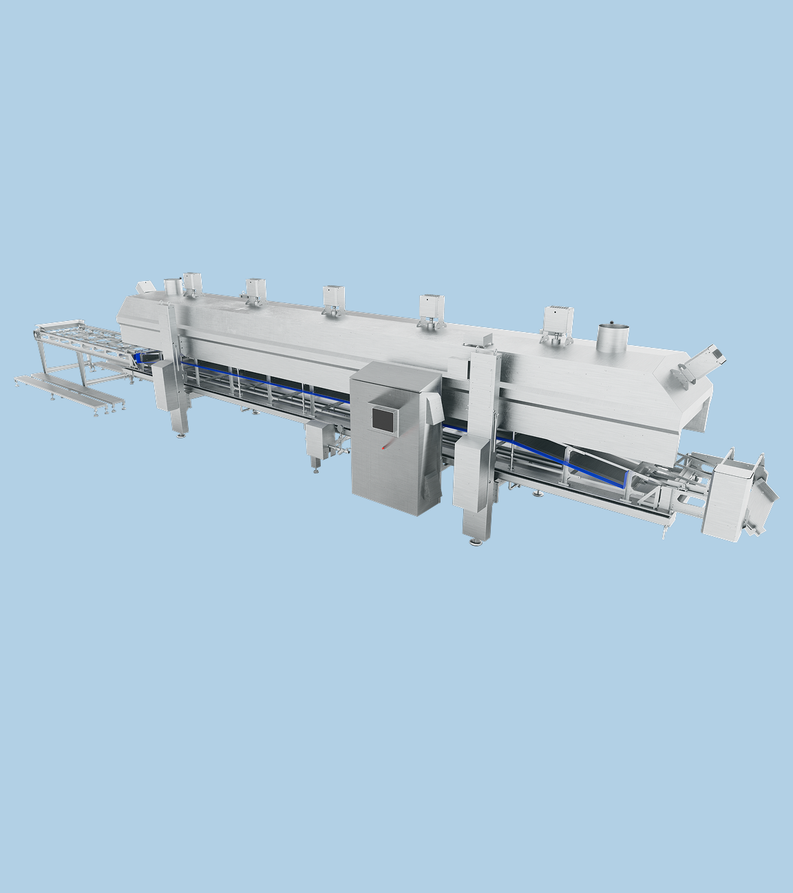 In-line Steam cooker