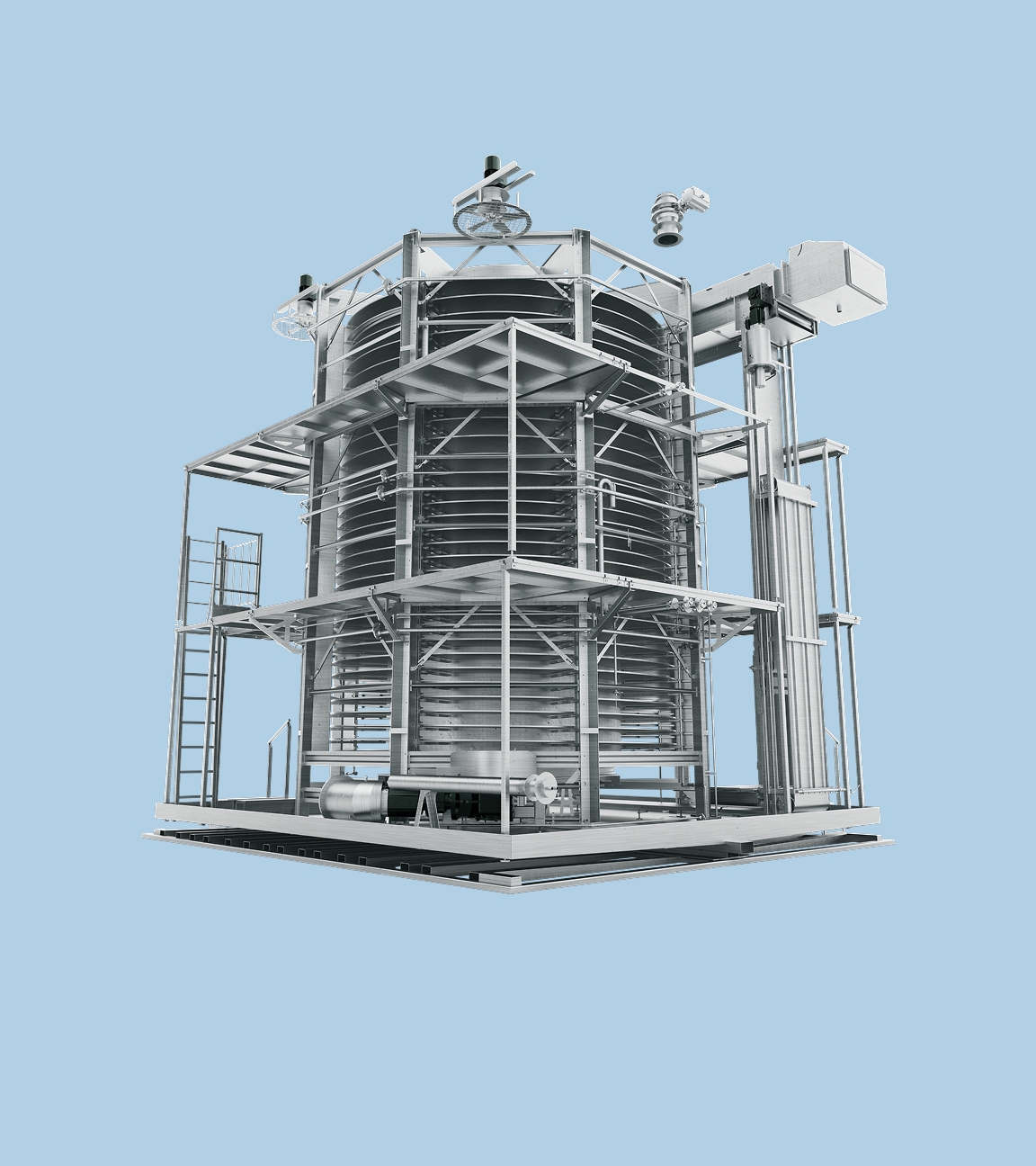 Spiral pasteurizer