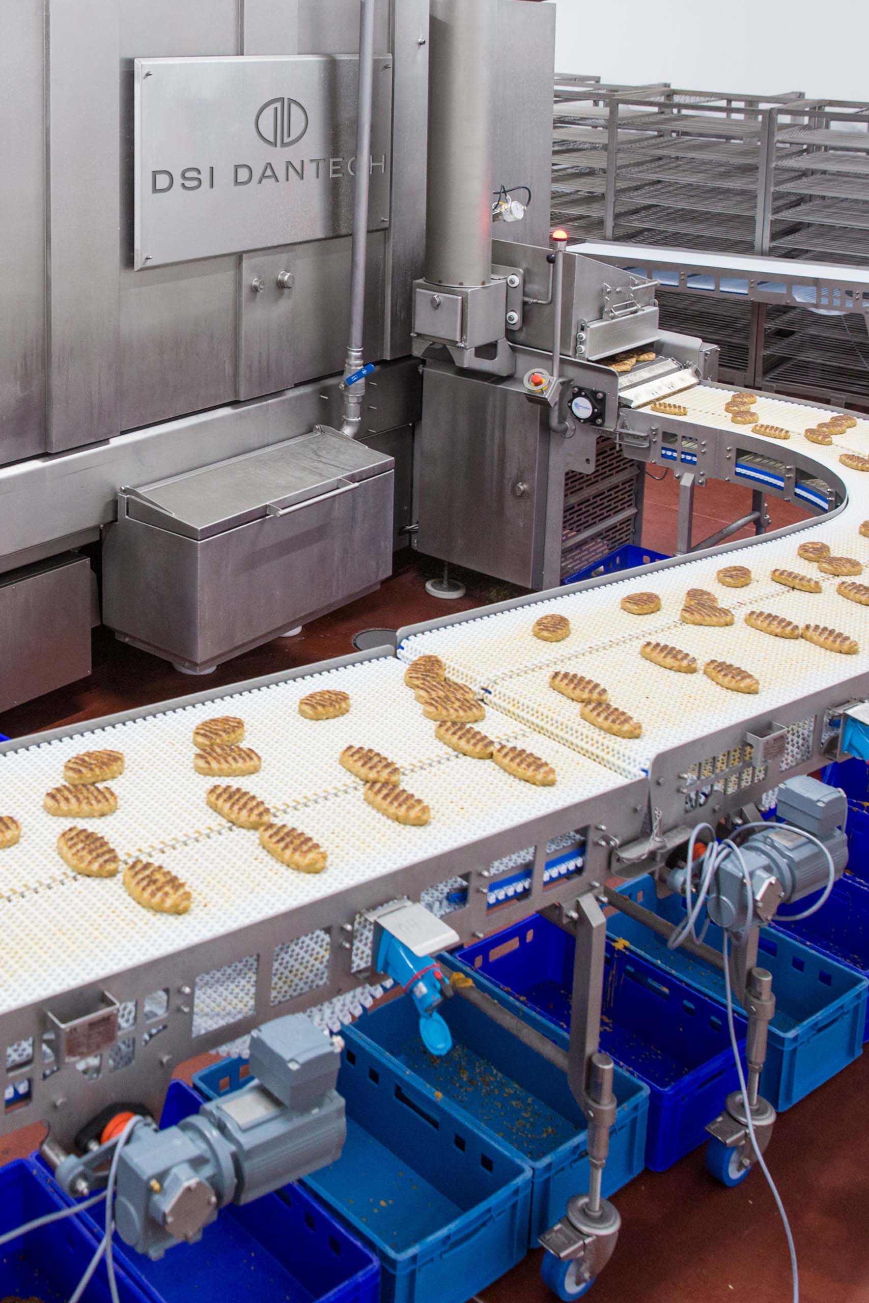 Freezing meat and patties in spiral freezer
