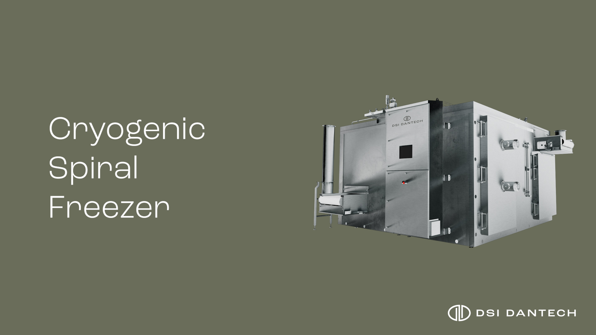 Cryogenic spiral freezer from DSI Dantech