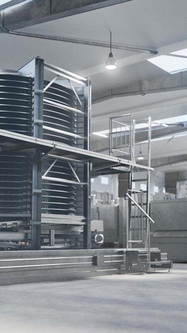 Spiral and tunnel freezers from DSI Dantech