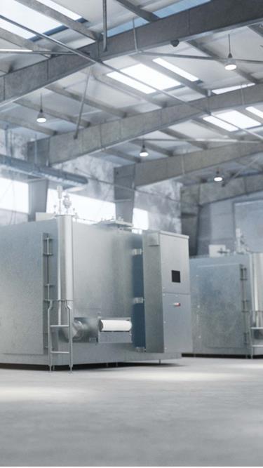 Cryogenic spiral freezers from DSI Dantech